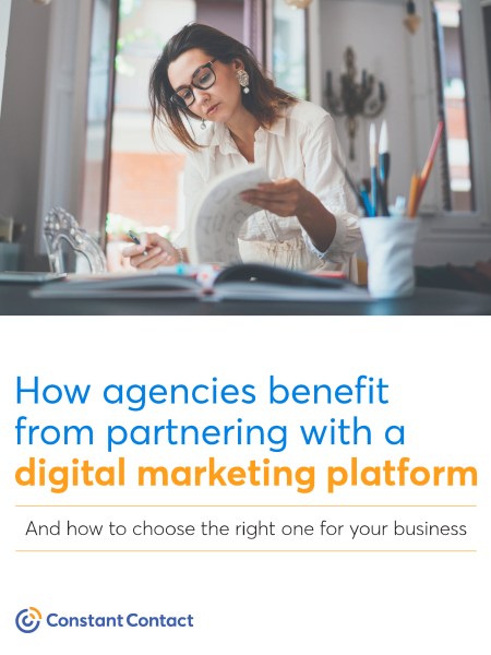 How agencies benefit from partnering with a digital marketing platform free guide from Constant Contact