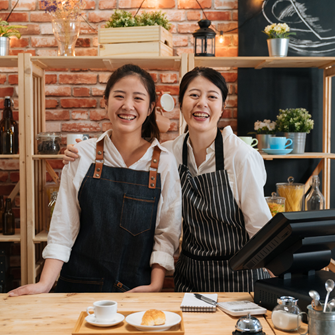 Cafe owners small business