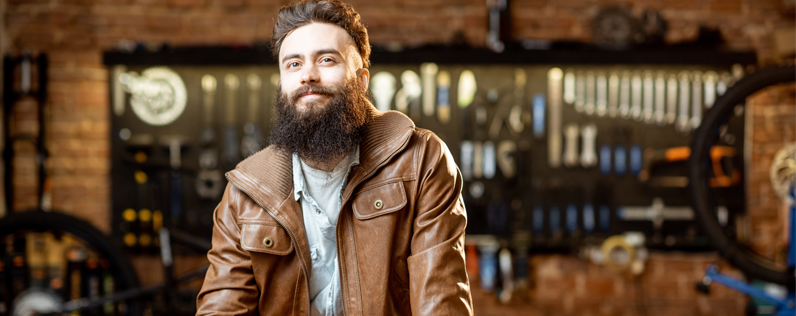 Cycle shop small business owner