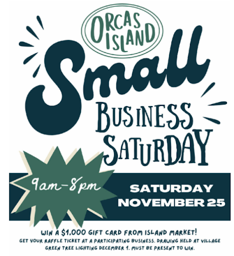 Orcas Island Small Business Saturday Advertisement