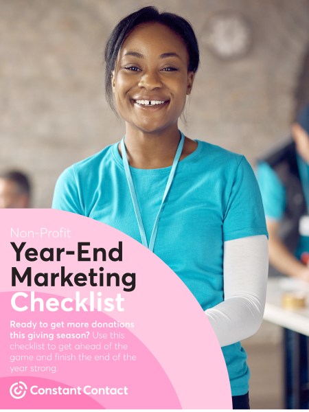 Constant Contact's free Year-End Marketing Checklist for Nonprofits