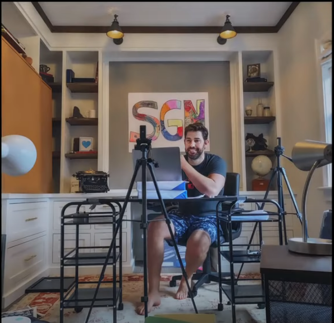 Marketing Campaign Examples: John Krasinski "Creativity Goes On"