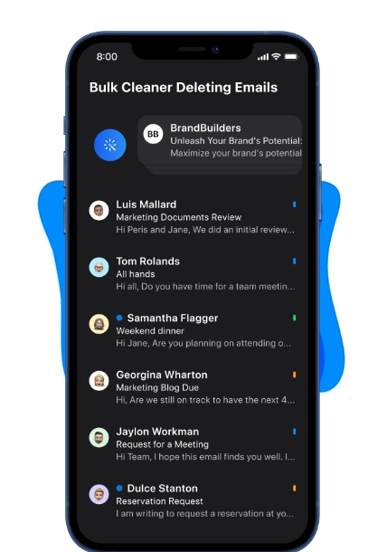 Canary Mail bulk email cleaner.