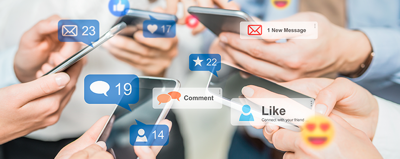 Audience Engagement Blog header Audience engaging with social media