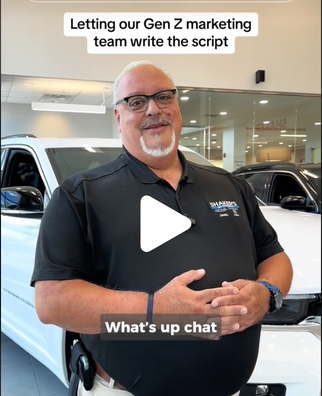 Shake Auto tiktok about gen z