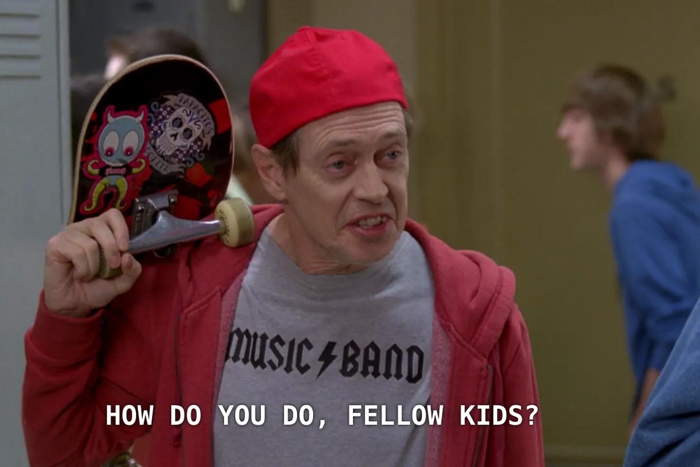 "Fellow Kids" meme from 30 rock
