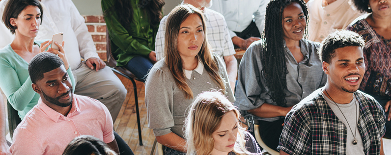 Diverse target audience blog header Diverse audience