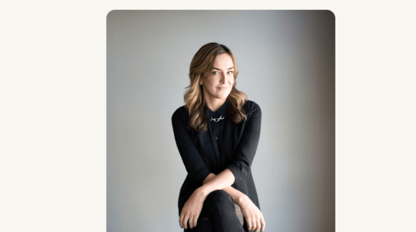 Image of email copywriting expert Johanna Wiebe facing at the camera smiling.