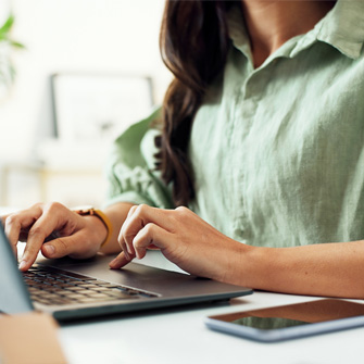 thumbnail of a woman on a laptop