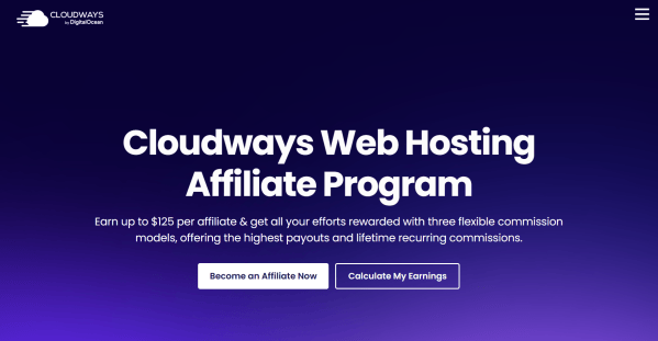 Cloudways outlines its commission options and partner resources. 